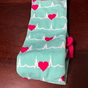 NEW Compression socks with heartbeat pattern